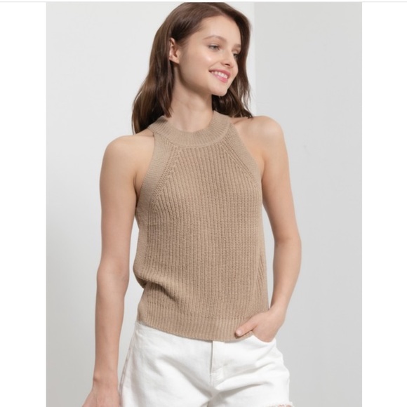 Haute Ellie Sweaters - CASEY-Knit Halter Sweater